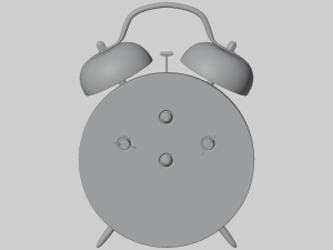 Alarm Clock Retro Style Modèle 3D