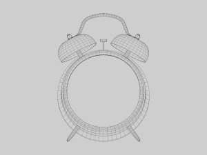 Alarm Clock Retro Style Modèle 3D