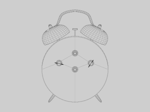 Alarm Clock Retro Style Modèle 3D