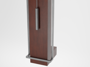 Modern Floor Clock 3D Модель