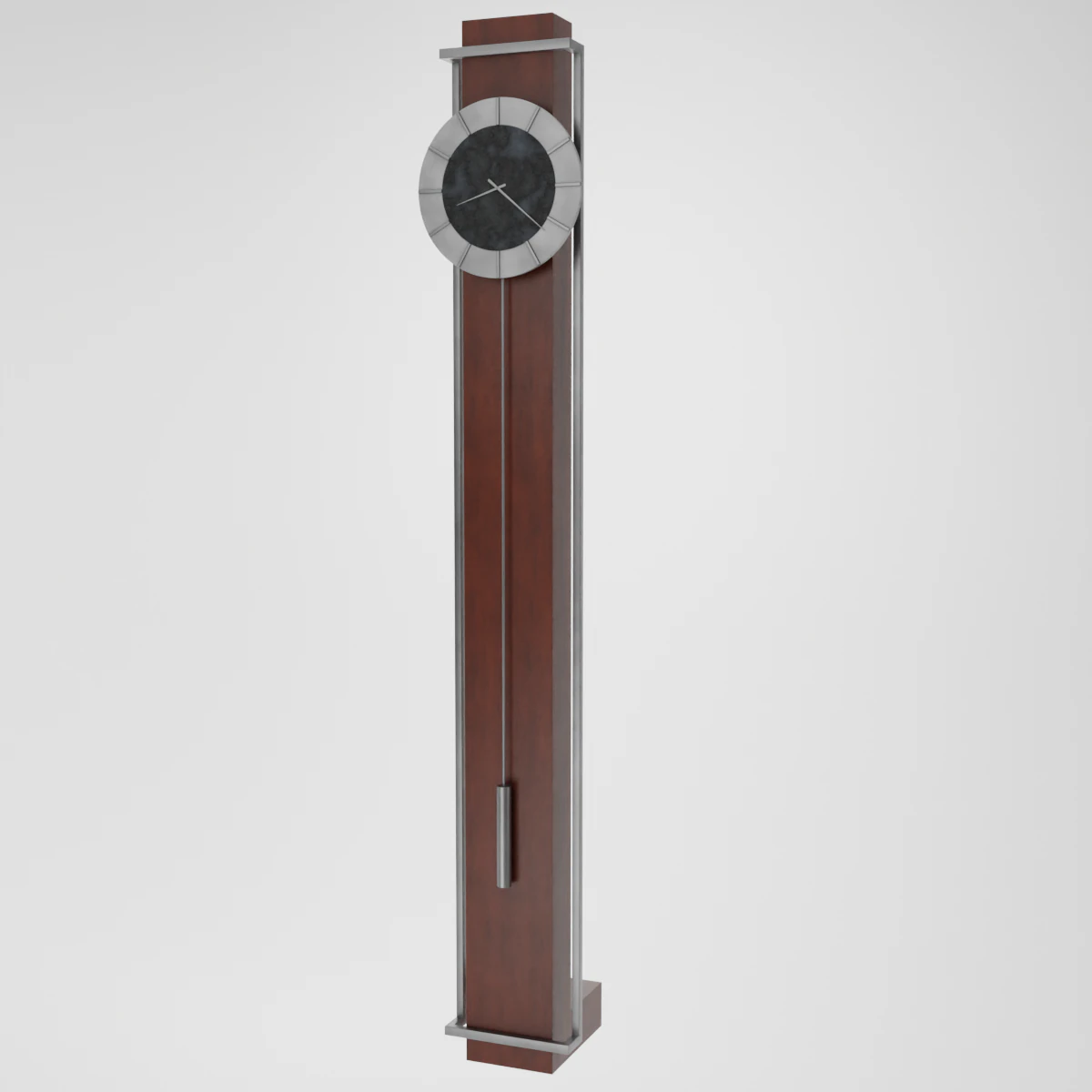 Modern Floor Clock 3D Model .c4d .max .obj .3ds .fbx .stl .blend 