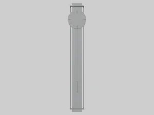 Modern Floor Clock 3D Model