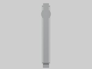 Modern Floor Clock 3D Модель