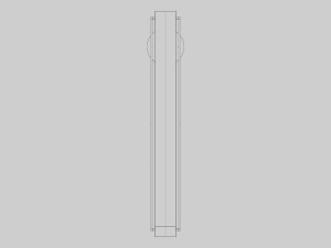 Modern Floor Clock 3D Модель