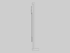 Modern Floor Clock 3D Model