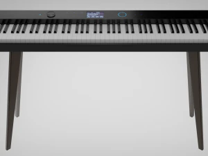 Electric Piano Retro Style 3D Model