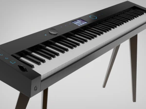Electric Piano Retro Style 3D Model
