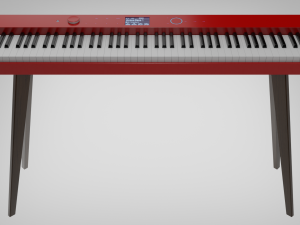 Electric Piano Retro Style 3D 模型