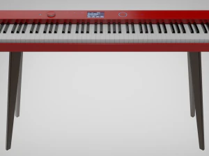 Electric Piano Retro Style 3D Model