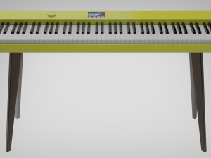 Electric Piano Retro Style 3D 模型
