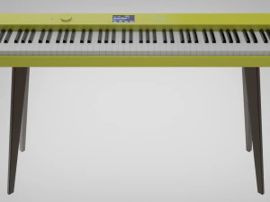 Electric Piano Retro Style 3D Model