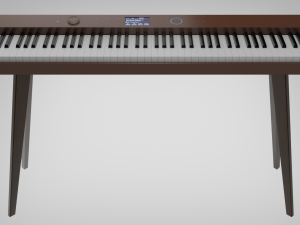 Electric Piano Retro Style 3D 模型