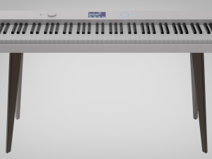 Electric Piano Retro Style 3D 模型