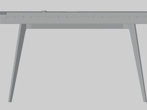 Electric Piano Retro Style 3D 模型
