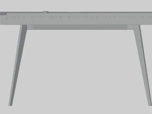 Electric Piano Retro Style 3D Model