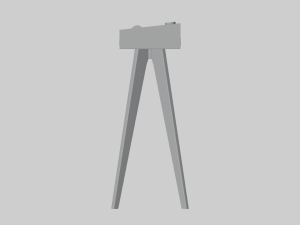 Electric Piano Retro Style 3D 模型
