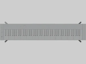 Electric Piano Retro Style 3D Model
