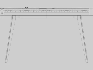 Electric Piano Retro Style 3D Model