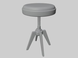 Piano Stool Modelo 3D