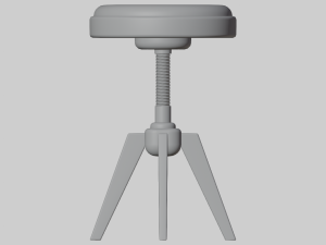 Piano Stool Modelo 3D
