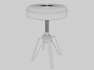 Piano Stool Modelo 3D