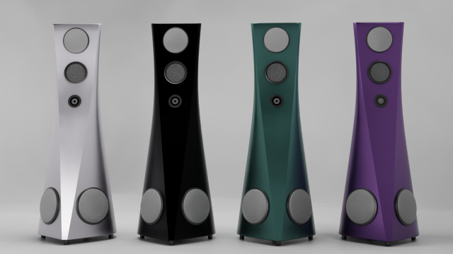 Home Audio Tower System Model 3D .c4d .max .obj .3ds .fbx .stl .blend 
