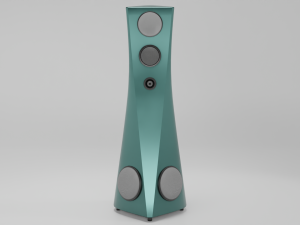 Home Audio Tower System Model 3D