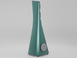 Home Audio Tower System Model 3D