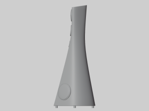 Home Audio Tower System Model 3D