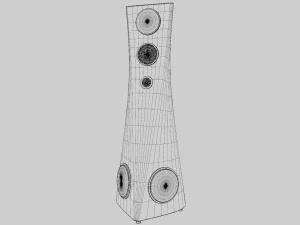 Heim-Audio-Tower-System 3D Modell