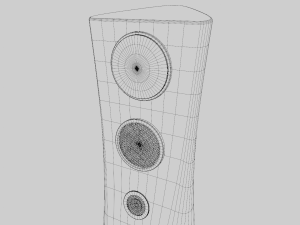 Home Audio Tower System Model 3D