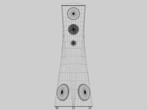 Heim-Audio-Tower-System 3D Modell