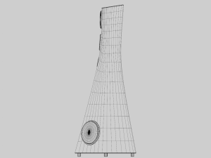 Home Audio Tower System Model 3D