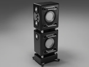 Аудіосистема колонки 3D Модель