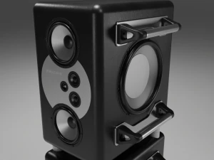 Speaker Tower Audio System 3D Model