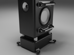 Speaker Tower Audio System Modello 3D