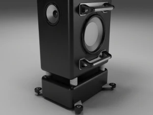 Speaker Tower Audio System 3D Model
