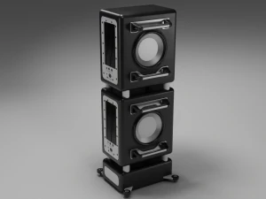 Speaker Tower Audio System 3D Model