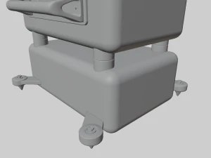 Speaker Tower Audio System 3D Model