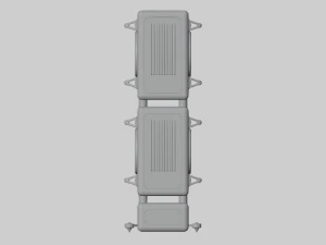 Speaker Tower Audio System 3D Model