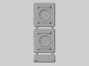 Speaker Tower Audio System 3D Model