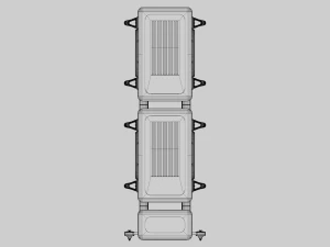 Speaker Tower Audio System 3D Model