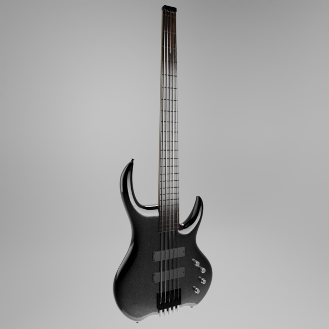Headless electric shop bass