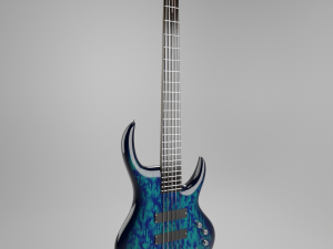 Headless Electric Bass Guitar Modelo 3D