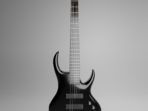 Headless Electric Bass Guitar Modelo 3D