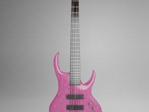 Headless Electric Bass Guitar Modelo 3D