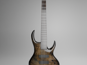 Headless Electric Bass Guitar Modelo 3D