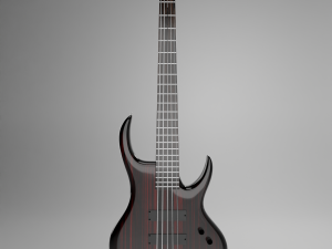 Headless Electric Bass Guitar Modelo 3D