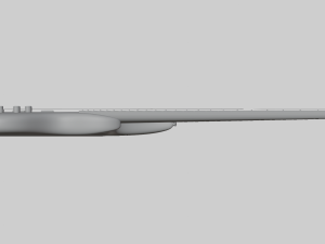Headless Electric Bass Guitar Modelo 3D