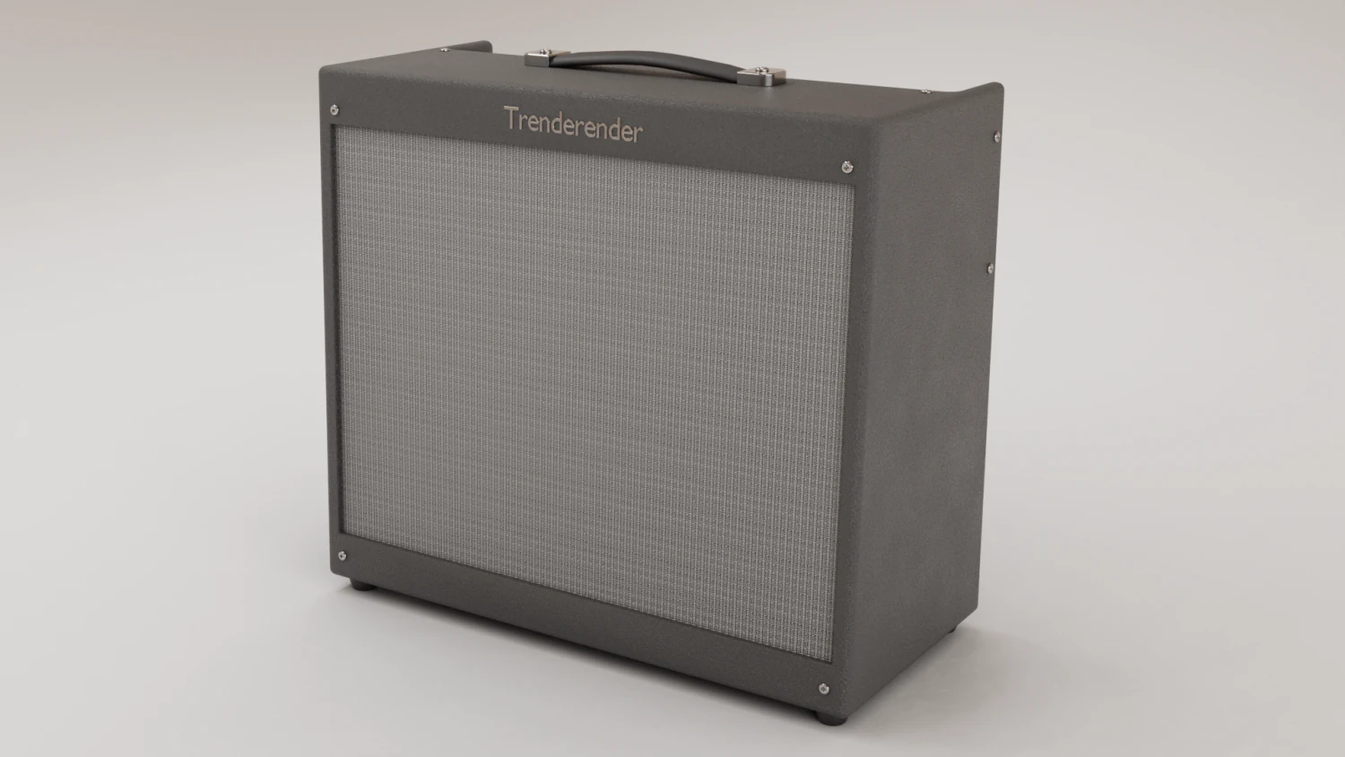 Amplificatore per chitarra Bluetooth senza fili Modello 3D .c4d .max .obj .3ds .fbx .stl .blend 